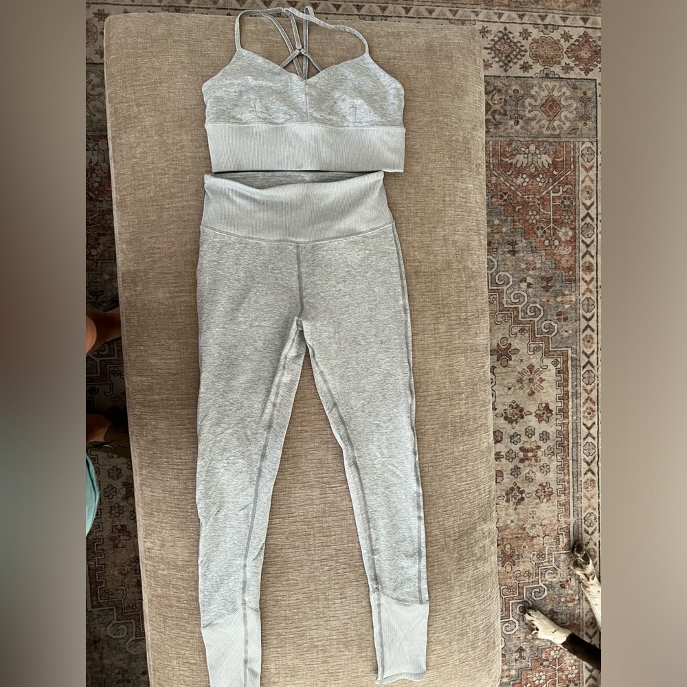 Free people legging and sports bra set